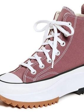 Converse Burgundy Run Star Hike Platform High Top Sneaker